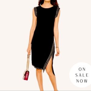 MICHAEL Michael Kors Studded Sheath Dress Size S